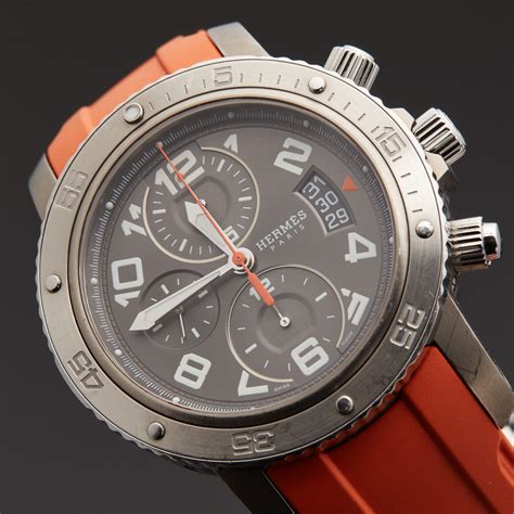 clipper hermes|Hermes clipper chronograph.